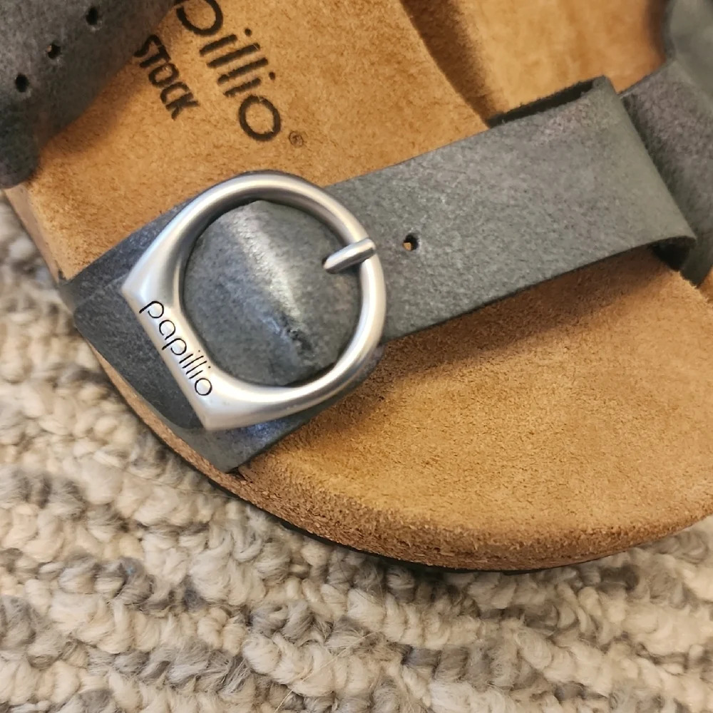 Papillio By Birkenstock Soley Leather Wedge Sandal Size 37 - Picture 3 of 6